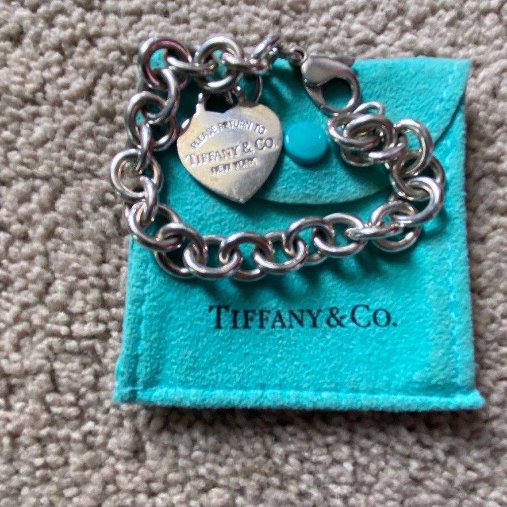 Authentic Tiffany & Co Heart Tag Bracelet